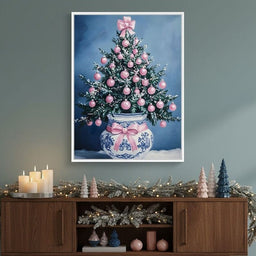 Holiday Fir With Pink Baubles
