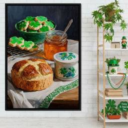 Shamrock Cookies Honey Loaf