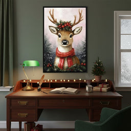 Holiday Reindeer Berries Cheer