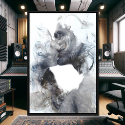 Romantic Kiss - NicheCanvas