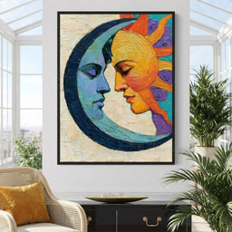 Celestial Lovers Meeting Across Time - room mockup 6