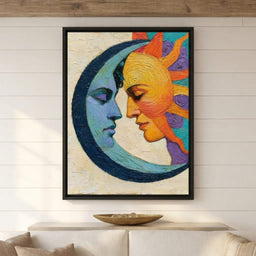 Celestial Lovers Meeting Across Time - room mockup 8