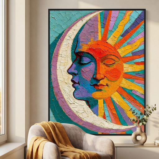 Celestial Union Of The Divided Day Canvas Print