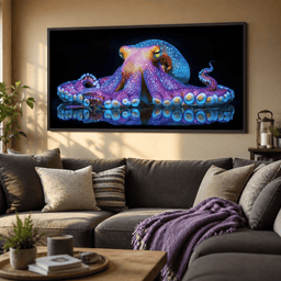 Chromatic Cephalopod - TooplesArt – room mockup 1
