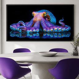 Chromatic Cephalopod - TooplesArt – room mockup 2