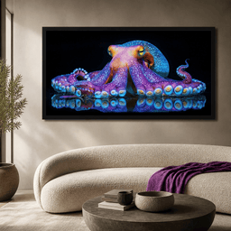 Chromatic Cephalopod - TooplesArt – room mockup 3