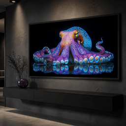 Chromatic Cephalopod - TooplesArt – room mockup 6