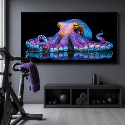 Chromatic Cephalopod - TooplesArt – room mockup 8