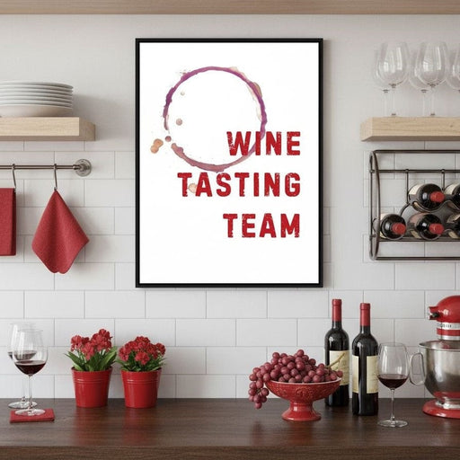 Wine Tasting Team Canvas Print