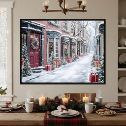 Snowy Carol Lane Holiday Cheer