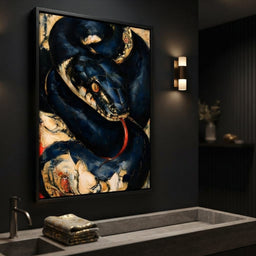 Coiled Ancient Predator Rising - room mockup 8