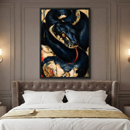 Coiled Ancient Predator Rising - room mockup 12