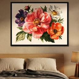 Cosmic Petals Upon A Summer Meadow - bedroom mockup