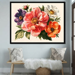Cosmic Petals Upon A Summer Meadow - entry hall mockup