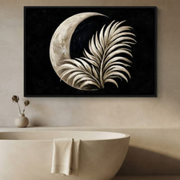 Crescent Shadow Over The Fallen Frond - room mockup 2