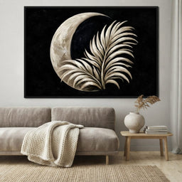 Crescent Shadow Over The Fallen Frond - room mockup 4