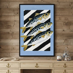 Golden Finned Trio of Tides