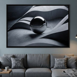 Black Mirror Sphere - TooplesArt