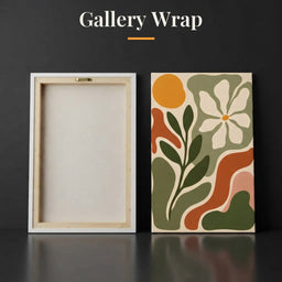 Daisy Maps For A Gentle Planet - TooplesArt - Gallery Wrap back and front