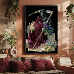 Death Rests With Fallen Petals - room mockup 12