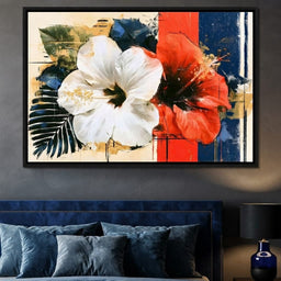 Dual Petals Of The Pacific Coast - bedroom mockup