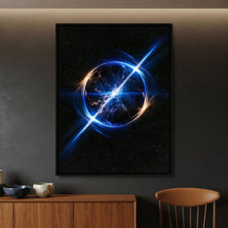 Echoes of a Distant Celestial Collision - dining room mockup
