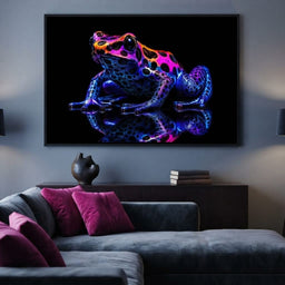 Electric Dart Frog - TooplesArt - room mockup 8