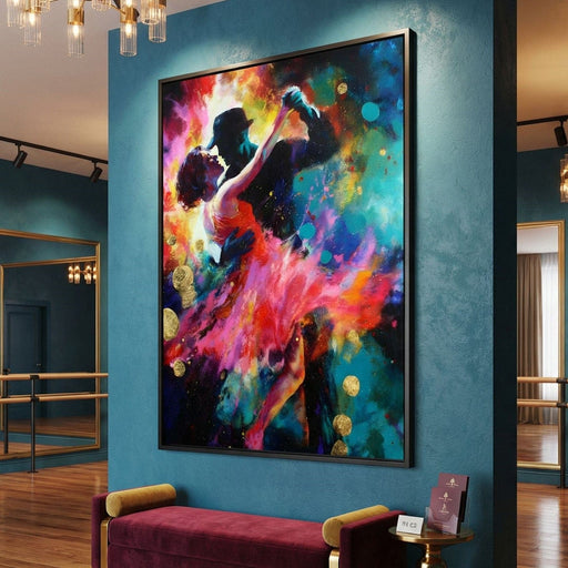 Midnight Tango Color Storm Canvas Print
