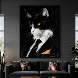 The Calculated Intent of the Feline Mogul