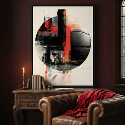 Final Possession On The Hardwood - room mockup 8