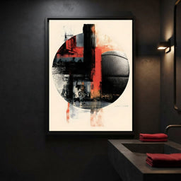 Final Possession On The Hardwood - room mockup 10