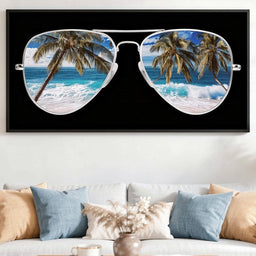 Tropical Seaside Aviators View