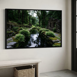 Forest Spring Stone Ruins - entry hall mockup