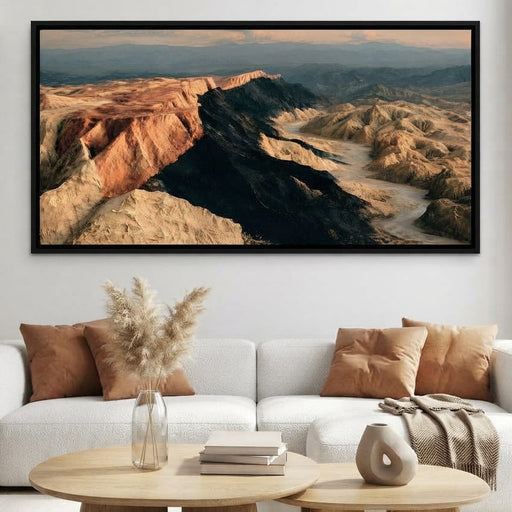 Forgotten Ridges Of Time Canvas Print