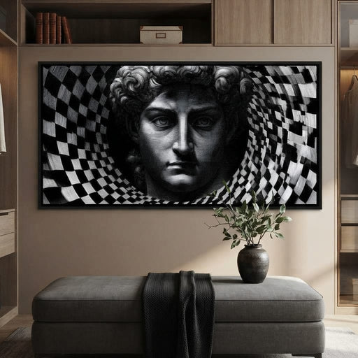 Fragmented Logic Of The Marble Mind Canvas Print