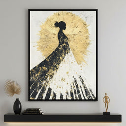 Golden Radiance Maternity Muse