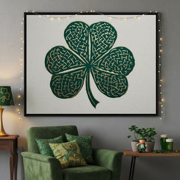 Clover Gold Leaf Charm