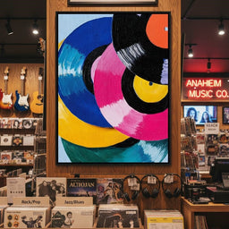 Color Spin Retro Vinyl Rhythm