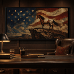 Gallant Spirit Of The Frontier - room mockup 3