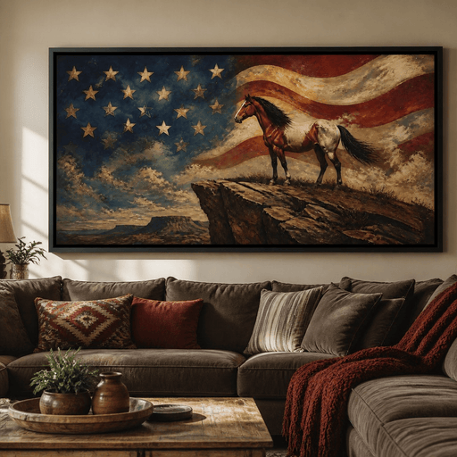 Gallant Spirit Of The Frontier Canvas Print