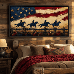 Galloping Past Frontier Lines - room mockup 6