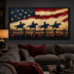 Galloping Past Frontier Lines - room mockup 7