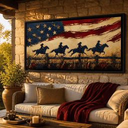 Galloping Past Frontier Lines - room mockup 9
