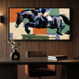 Galloping Through Fields of Color - room mockup 2
