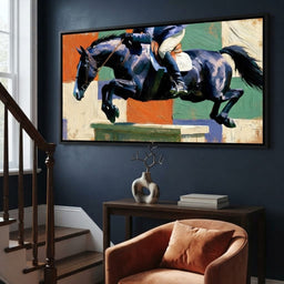 Galloping Through Fields of Color - room mockup 3