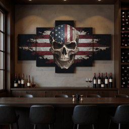 Stars Stripes Skull Rebellion
