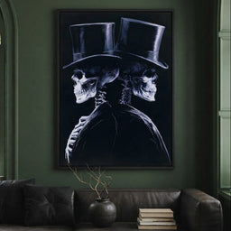 Gentlemen Waiting for the Final Curtain - room mockup 4