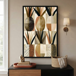 Geometric Tropical Pineapples Study - room mockup 11