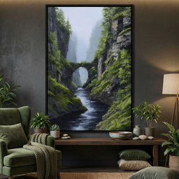 Emerald Gorge Stone Bridge River