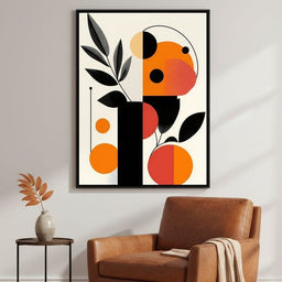 Mid Century Citrus Geometry